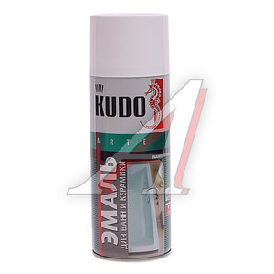 Изображение 1, KU-1301 Краска для ванн белая аэрозоль 520г KUDO