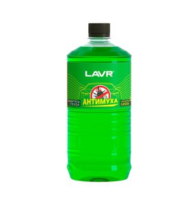 Изображение 1, Ln1222 Жидкость омывателя летняя 1л концентрат 1:40 Зеленое яблоко АнтиМуха LAVR