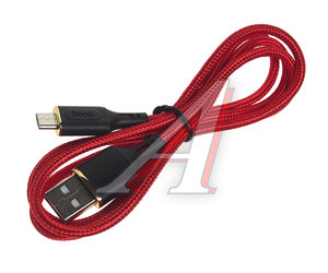 Изображение 1, X95 red Кабель micro USB 1м HOCO