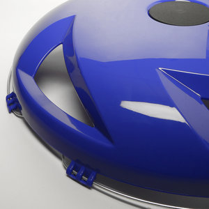 Изображение 2, МК-ПЛ-В15 Колпак колеса R-22.5 переднего пластик (синий) (вентилятор) ТТ