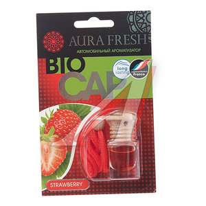 Изображение 1, 23014 Ароматизатор подвесной жидкостный (strawberry) 6мл Bio Cap AURA FRESH