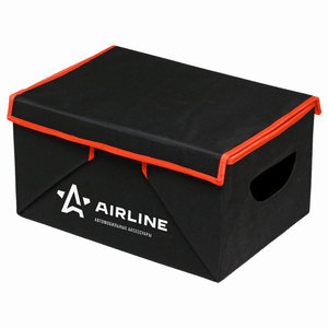Изображение 3, AO-SB-24 Органайзер в багажник 46х32х19см черно-оранжевый AIRLINE