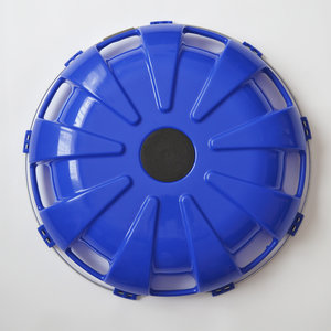 Изображение 1, МК-ПЛ-Р15 Колпак колеса R-22.5 переднего пластик (синий) Турбо ТТ