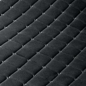 Изображение 3, CUS-2012 BK/GY Накидка на сиденье каркасная алькантара стеганая черно-серая (2 пр.)(2шт.) Car Performance AUTOPROFI