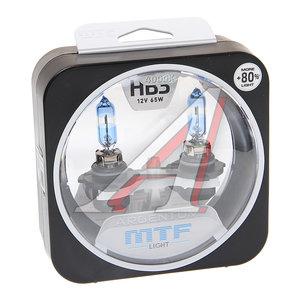 Изображение 1, H8A12B3 Лампа 12V HB3 65W P20d +80% бокс (2шт.) MTF