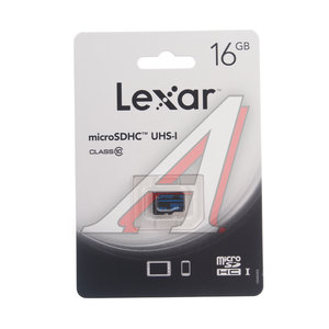 Изображение 1, LFSDM10-16GABC10 Карта памяти 16GB MicroSD class 10 LEXAR