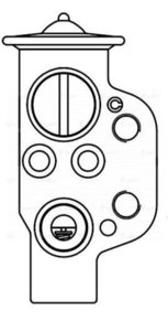 Изображение 4, LTRV1853 Клапан VW Polo (11-) SKODA Fabia 2 (07-) расширительный кондиционера LUZAR