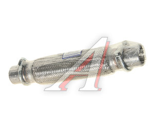 Изображение 1, 45-250-350K Гофра глушителя 45x250х350 с трубами в 3-ой оплетке innerbraid c хомутами TRANSMASTER