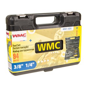 Изображение 4, WMC-4941-5DS Набор инструментов 94 предмета слесарно-монтажный 1/4", 3/8" WMC TOOLS