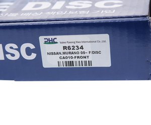 Изображение 4, R6234 Диск тормозной NISSAN Murano (Z50, Z51) INFINITI FX35 (07-) передний (1шт.) VALEO PHC