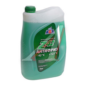 Изображение 1, AGA049Z Антифриз зеленый -42C 5л Antifreeze Z42 AGA