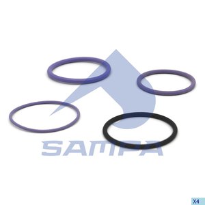 Изображение 2, 030.692 Кольцо уплотнительное VOLVO FH12 форсунки (комплект 4шт.) SAMPA
