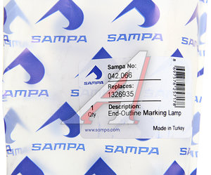 Изображение 5, 042.066 Фонарь габаритный SCANIA 4 series на крышу (белый) SAMPA