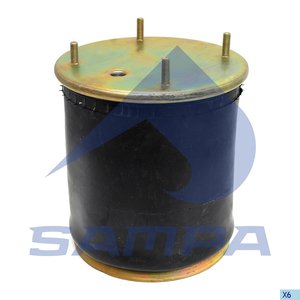 Изображение 2, SP554008-K Пневморессора FRUEHAUF ROR SAF (металлический стакан) SAMPA