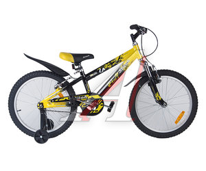 Изображение 1, AL966-20 Велосипед 20" 1-ск. (7-11 лет) (AL-рама) желтый STITCH