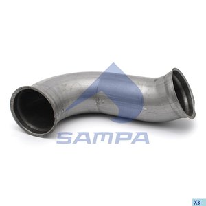 Изображение 2, 052.186 Труба приемная глушителя DAF SAMPA