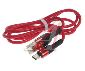 Изображение 1, K-132 Metal line red Кабель USB Type C 1м FAISON
