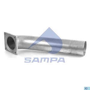 Изображение 2, 021.194 Труба приемная глушителя MAN SAMPA