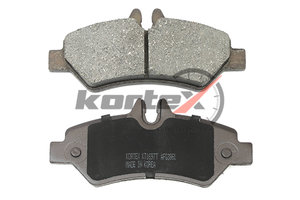 Изображение 2, KT1697T Колодки тормозные MERCEDES Sprinter (06-) VW Crafter (06-) задние (4шт.) KORTEX