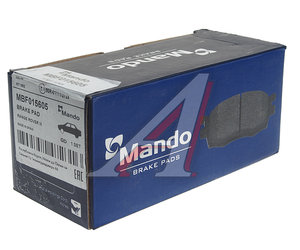 Изображение 2, MBF015605 Колодки тормозные LAND ROVER Range Rover Sport (09-) задние (4шт.) MANDO