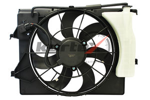 Изображение 1, KFD099 Вентилятор KIA Rio (17-) охлаждения радиатора KORTEX