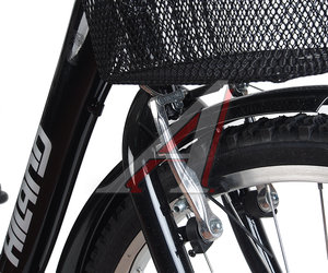 Изображение 6, Tricycle-01 Black Велосипед 26" 1-ск. 3-х колесный 2 корзины HILAND