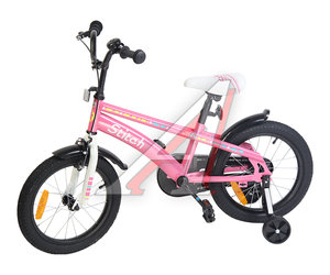 Изображение 2, T18B906-16 Велосипед 16" 1-ск. (4-6 лет) розовый STITCH