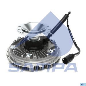 Изображение 4, 051.022-01 Вискомуфта DAF XF95 привода вентилятора (без крыльчатки) SAMPA