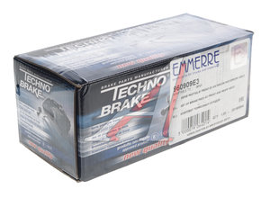 Изображение 3, 960909 Колодки тормозные IVECO Daily передние/задние (4шт.) TECHNO BRAKE