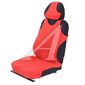 Изображение 1, L12 Авточехлы (майка) на передние сиденья полиэстр красные (4 предм.) Line PREMIER