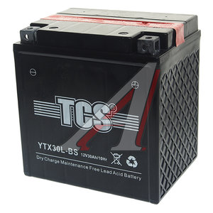 Изображение 3, 6СТ30 YTX30L-BS Аккумулятор TCS AGM 30А/ч
