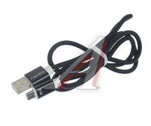 Изображение 1, FX2 LINE black Кабель micro USB 1м FAISON