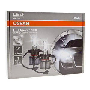 Изображение 4, 64193DWSPK Лампа светодиодная 12V H4 P43t +120% 6000K (2шт.) Led Cool White Ledriving SPK OSRAM