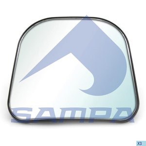 Изображение 5, 042.111 Элемент зеркальный SCANIA 124, 144 с подогревом (малое) SAMPA