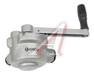Изображение 3, GR44031 Насос бочковый ручной роторный 200мл/об для перекачки масла и топлива (шланг 1.8м) GROZ