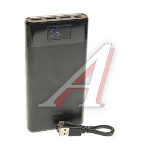 Изображение 1, B35E black Аккумулятор внешний 30000мА/ч для зарядки мобильных устройств HOCO