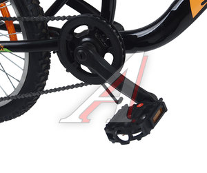 Изображение 5, T20B110 E Велосипед 20'' 6-ск. двухподвесный черный STITCH