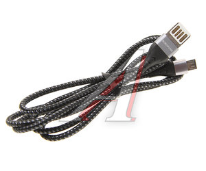 Изображение 1, BU11 black Кабель micro USB 1.2м черный BOROFONE