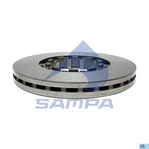 Изображение 2, 075.158 Диск тормозной SAF (430x160x45 n10x13.5) (1шт.) SAMPA