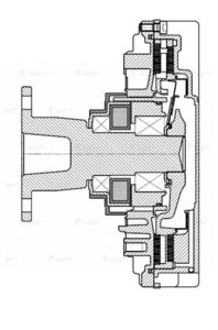 Изображение 3, LMC0738 Вентилятор КАМАЗ-ЕВРО 650мм с вязкостной муфтой и обечайкой (дв.CUMMINS 6ISBe4, ISB6.7e4, 5) LUZAR
