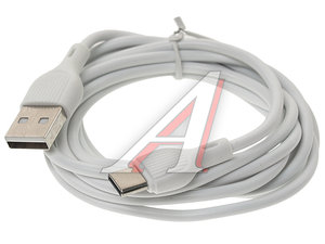 Изображение 1, NB200 White Кабель USB Type C 2м белый XO
