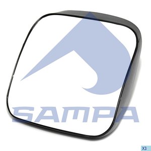 Изображение 2, 201.200 Зеркало боковое КАМАЗ-5490 MERCEDES Atego, Axor левое/правое дополнительное с подогревом SAMPA