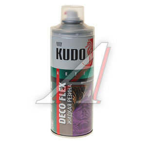 Изображение 1, KU-5351 Резина жидкая декоративная прозрачная 520мл KUDO