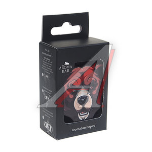 Изображение 2, 4678597208329 (bearcolorset) Подвеска ароматная "Медведь" в крафтовой упаковке цветная AROMA BAR
