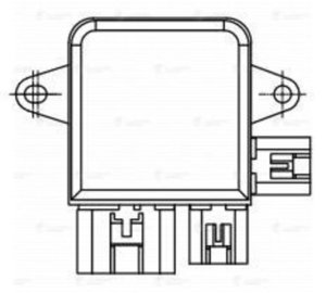 Изображение 4, LFR1100 Блок управления MITSUBISHI Lancer 9, Outlander (03-06) вентилятором LUZAR