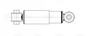 Изображение 2, AH80609 Амортизатор SAF полуприцепа,  прицепа (278/413 70х75 20х78 20х68 О/О) TRIALLI
