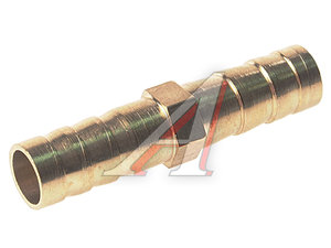 Изображение 1, INF.11.10X8 Соединитель трубки ПВХ, полиамид М8х7мм,  под трубку М10х8мм елочка латунь STARTEC