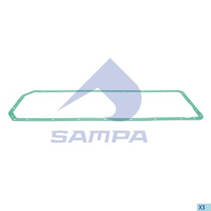 Изображение 2, 044.395 Прокладка SCANIA 4, G, P, R, T поддона масляного SAMPA