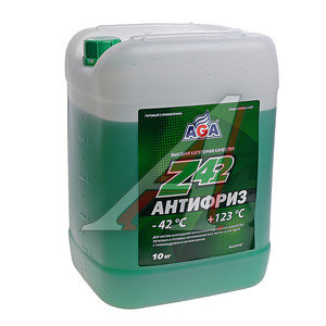 Изображение 1, AGA050Z Антифриз зеленый -42C 10кг Antifreeze Z42 AGA