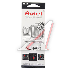 Изображение 1, 31907 Ароматизатор подвесной картонный (Monaco) Perfume of France AVIEL